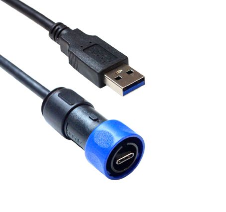 Voll umspritztes USB-Kabel Typ C der PXP4040/C-Serie
