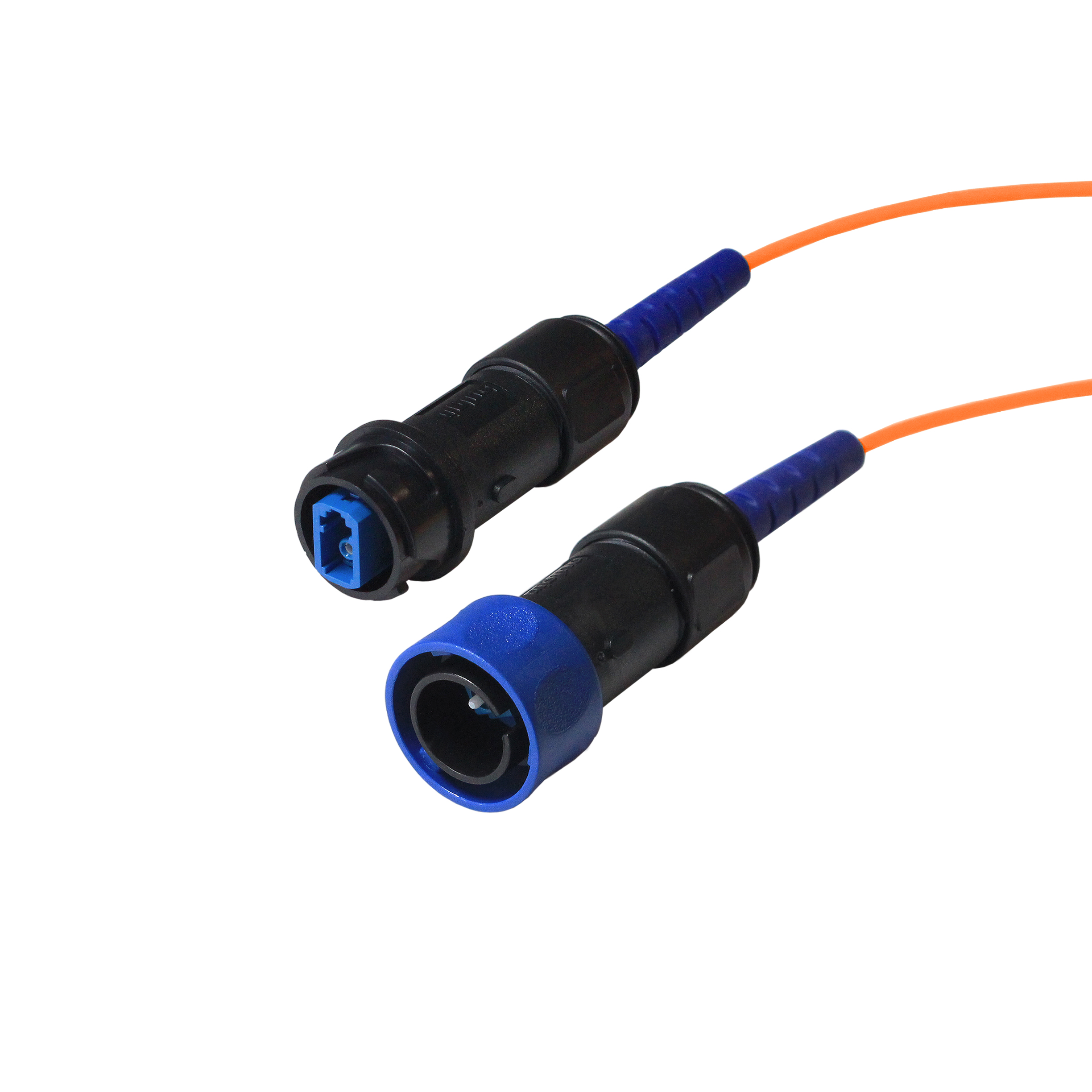 25 M, Multimode, Cabled, Flex fiber connector