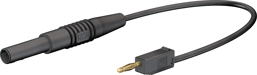 Adapter lead 15 cm black - AK205/405-BK black