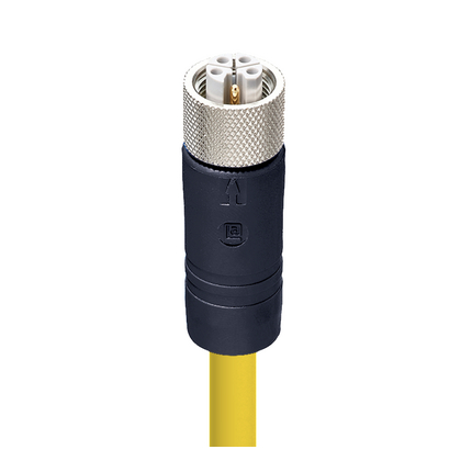 M12 Power Enkelzijdige Kabelset