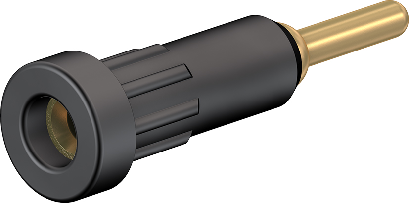 2 mm socket black - EB2-A black