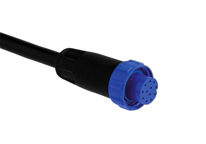 Overmould Flex Cable Connector PX0400 Series Pre-Wired 8M Cable 10 Contact Plug
