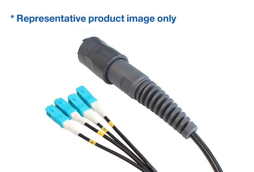 4 Channel Plug to SC Connector Cable Assembly