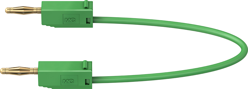2 mm connecting lead 15 cm green - LK205 green