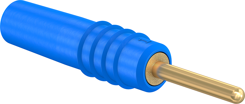1 mm plug complete blue - SLS1-S blue