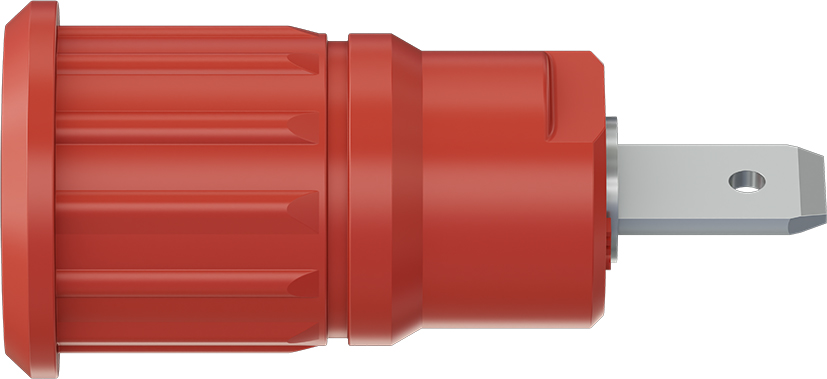 4 mm safety socket red - SEB4-F/N red