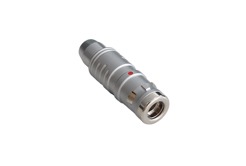 2 Contacts Straight Plug 0Y Series Push Pull Connector