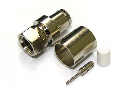 F connector Male Crimp for Bamboo 6