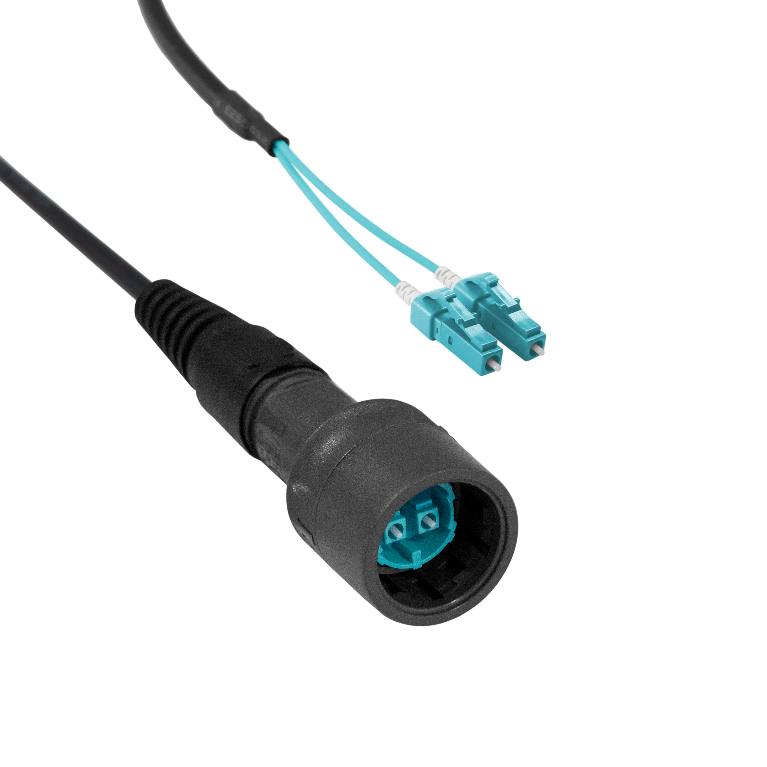 200 M, OM3 Multi Mode, Cabled, Flex fiber connector