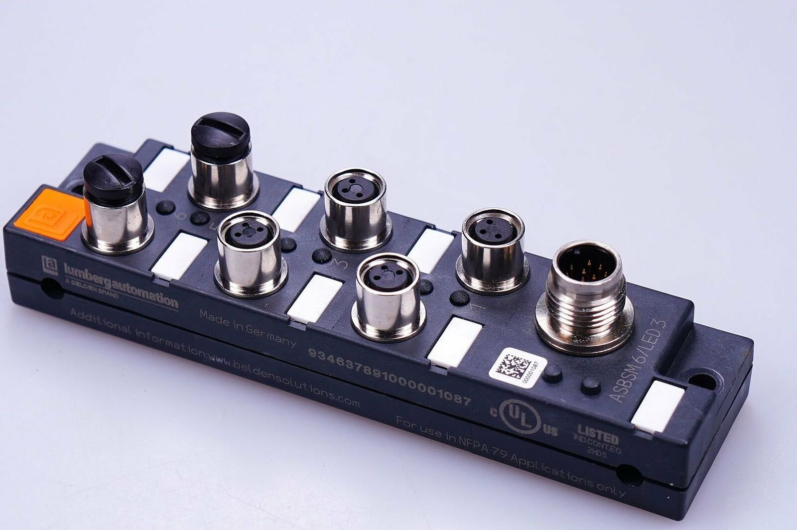LioN-S passive, 6 ports, LED, M12 connection