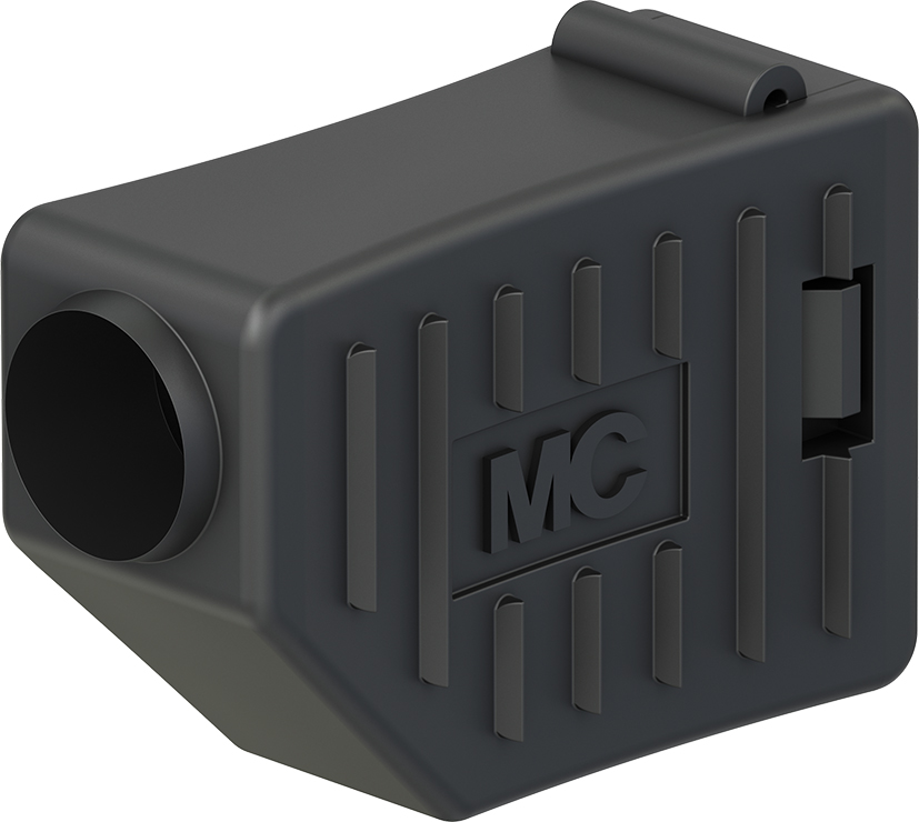 4 mm Insulator black - KT4-B black