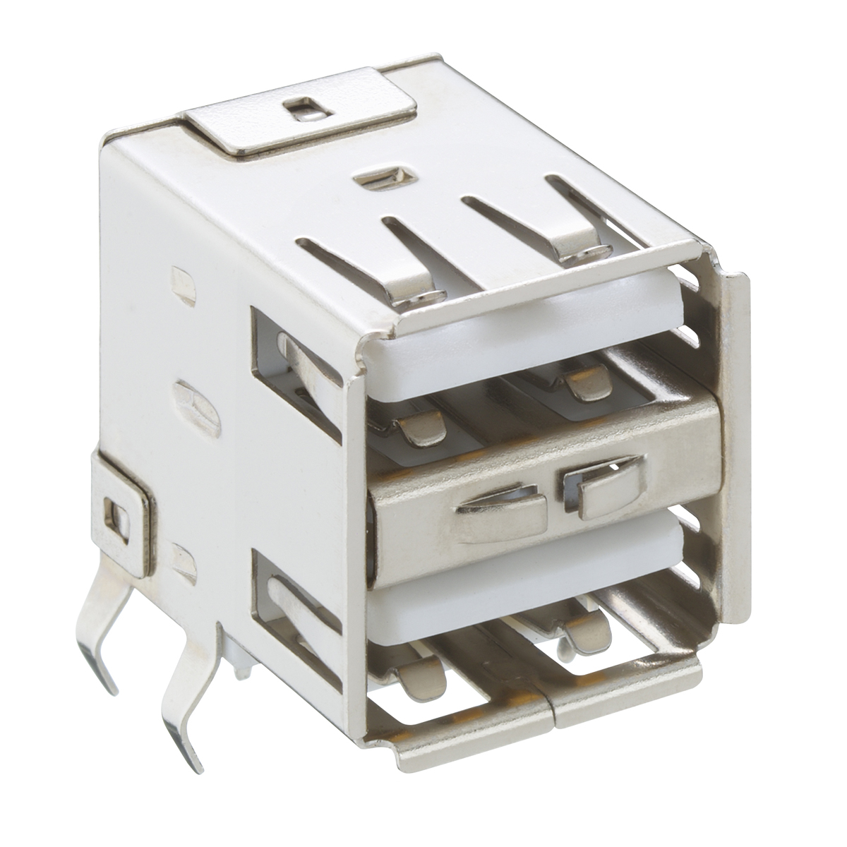 Double USB 2.0 chassis socket type A