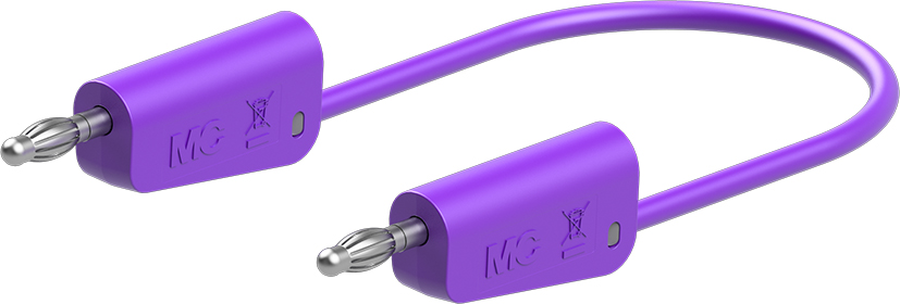 4 mm test lead 150 cm violet - LK-4N-F10 violet