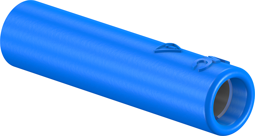 4 mm socket blue - B4-E-IM4-I blue