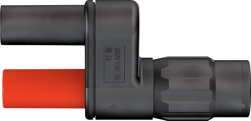 4 mm BNC-adapter black - XM-BB/4 black