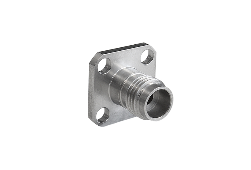 2.4mm Jack Straight 4 Hole Flange RF Connector