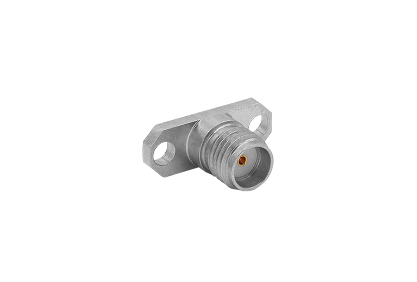 SMA Straight Jack 2 Hole Flange RF Connector