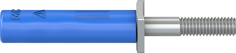 4 mm adapter blue - A-SLK4-RS blue