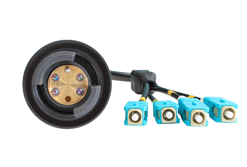 4 Channel Plug to SC Connector Cable Assembly