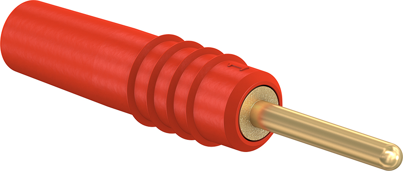 1 mm plug complete red - SLS1-S red