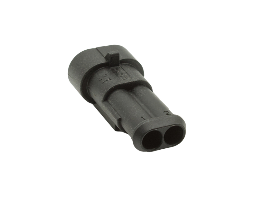 1 Contact Male Automotive Rectangular Black Connector