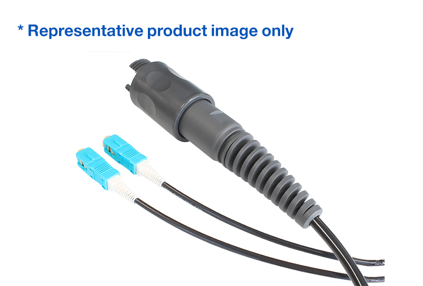 2 Channel Plug to SC Connector Cable Assembly