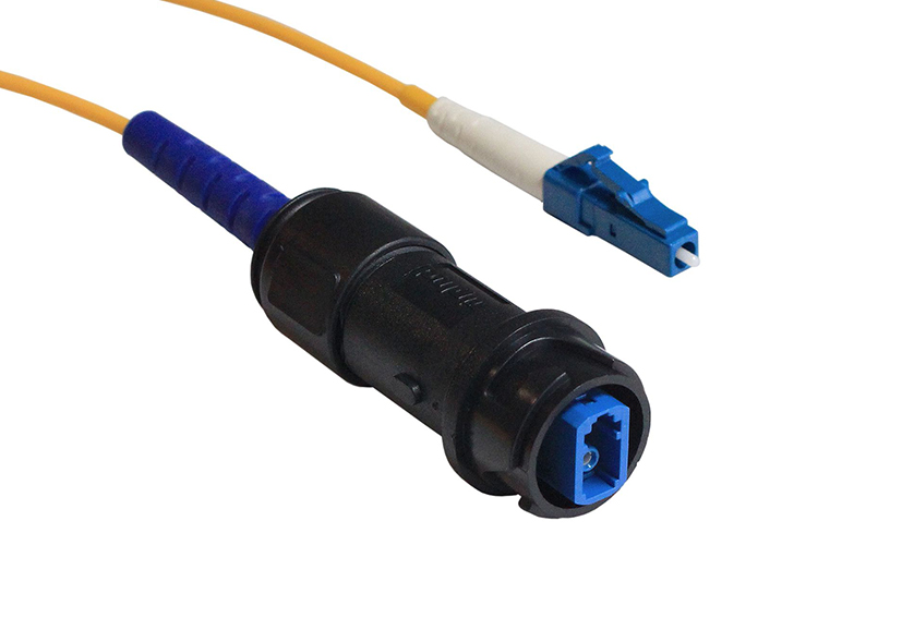 25 M, Single Mode, Cabled, Inline fiber connector