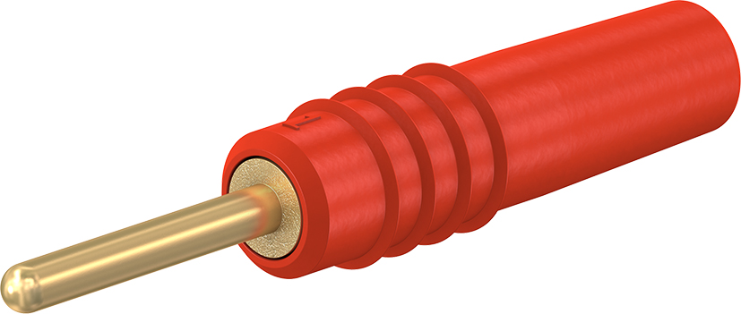 1 mm plug complete red - SLS1-S red