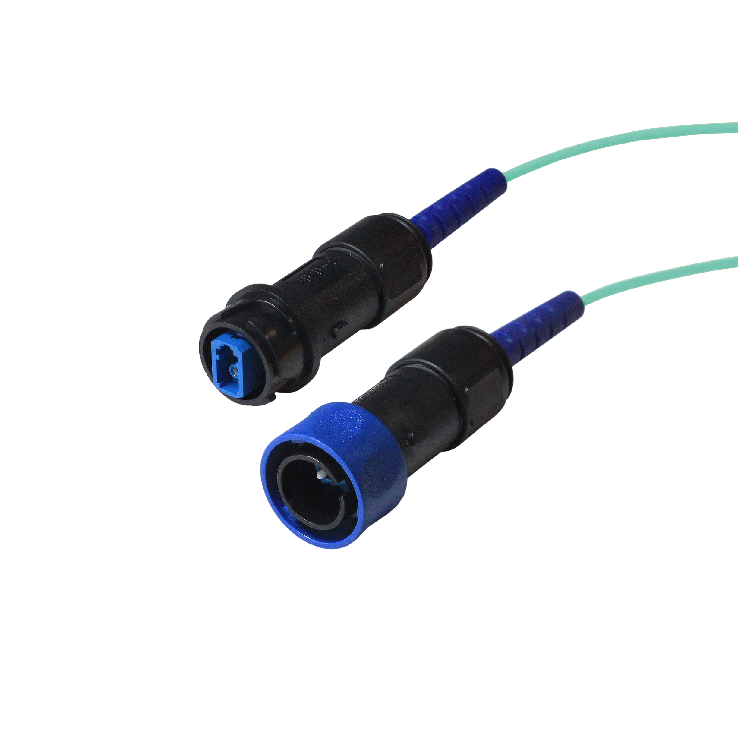 10 M, Multimode, Cabled, Flex fiber connector