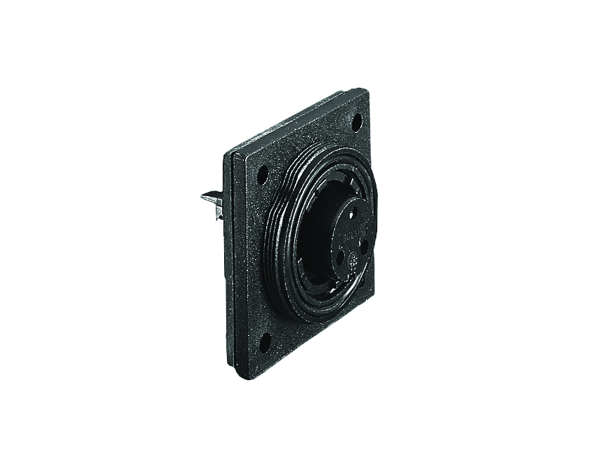 PX0766 Series 4 Contact Plug Screw Termination (Contacts Supplied Fitted) Black Insert