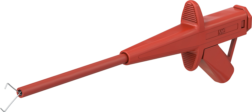 4 mm safety test clip red - SKPS-4 red