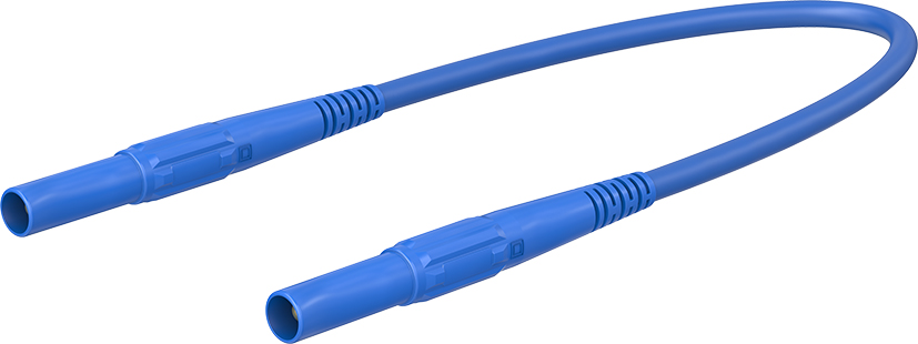 4 mm safety test lead 50 cm blue - XMS-419 blue