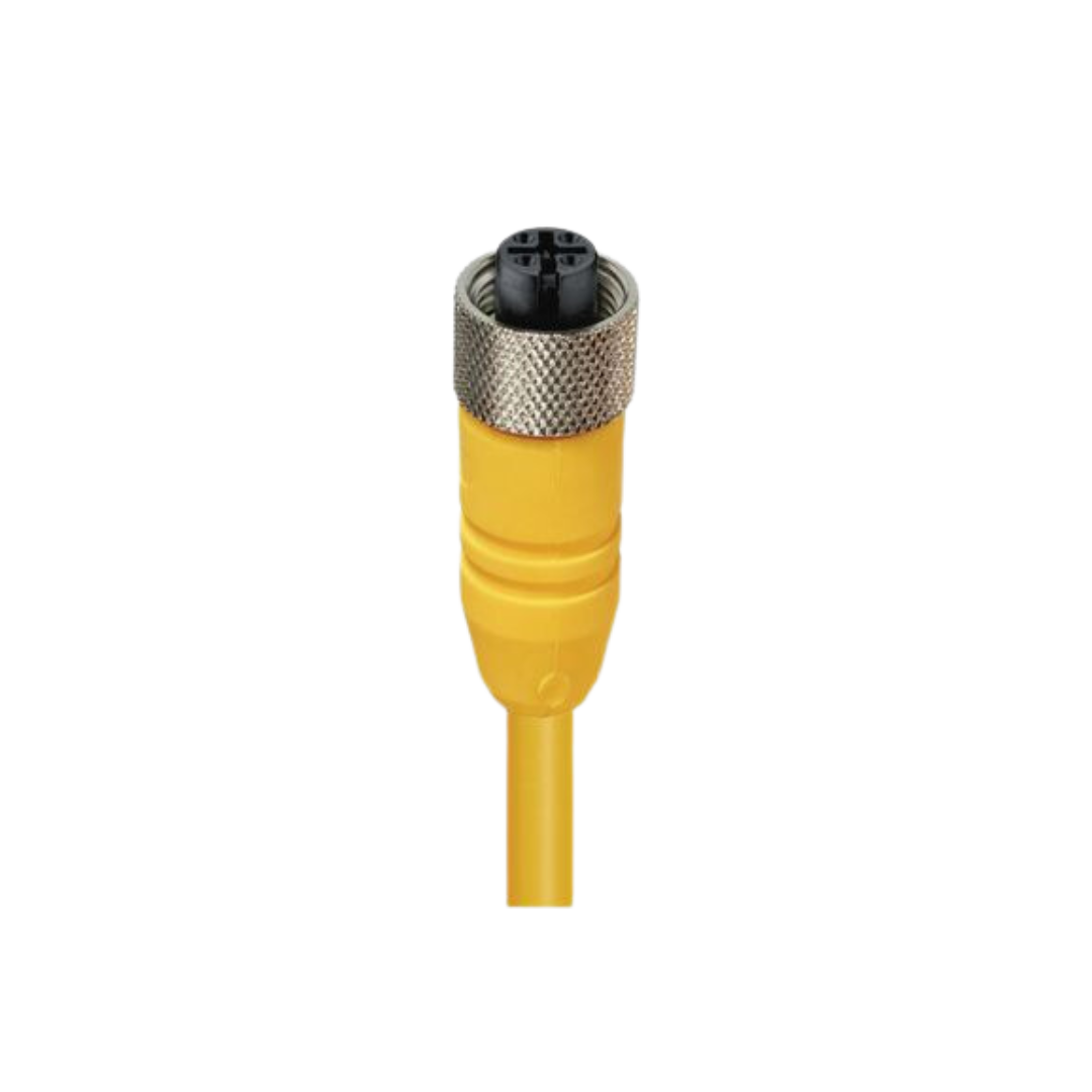M12 A-coded female yellow body TPE Yellow.png