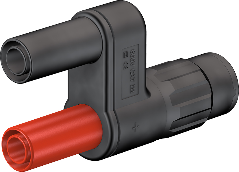 4 mm BNC-adapter black - XM-BB/4 black