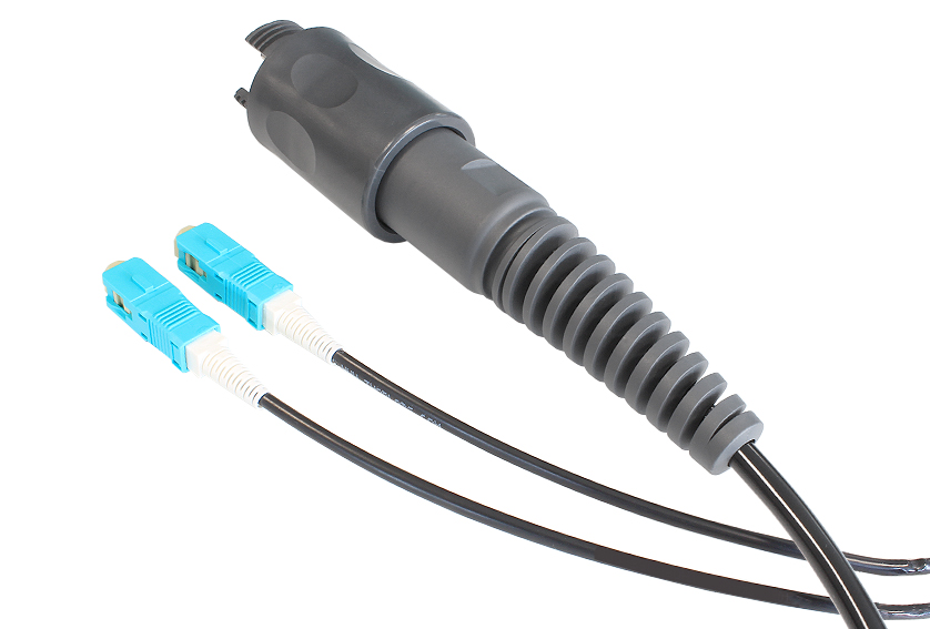 2 Channel Plug to SC Connector Cable Assembly