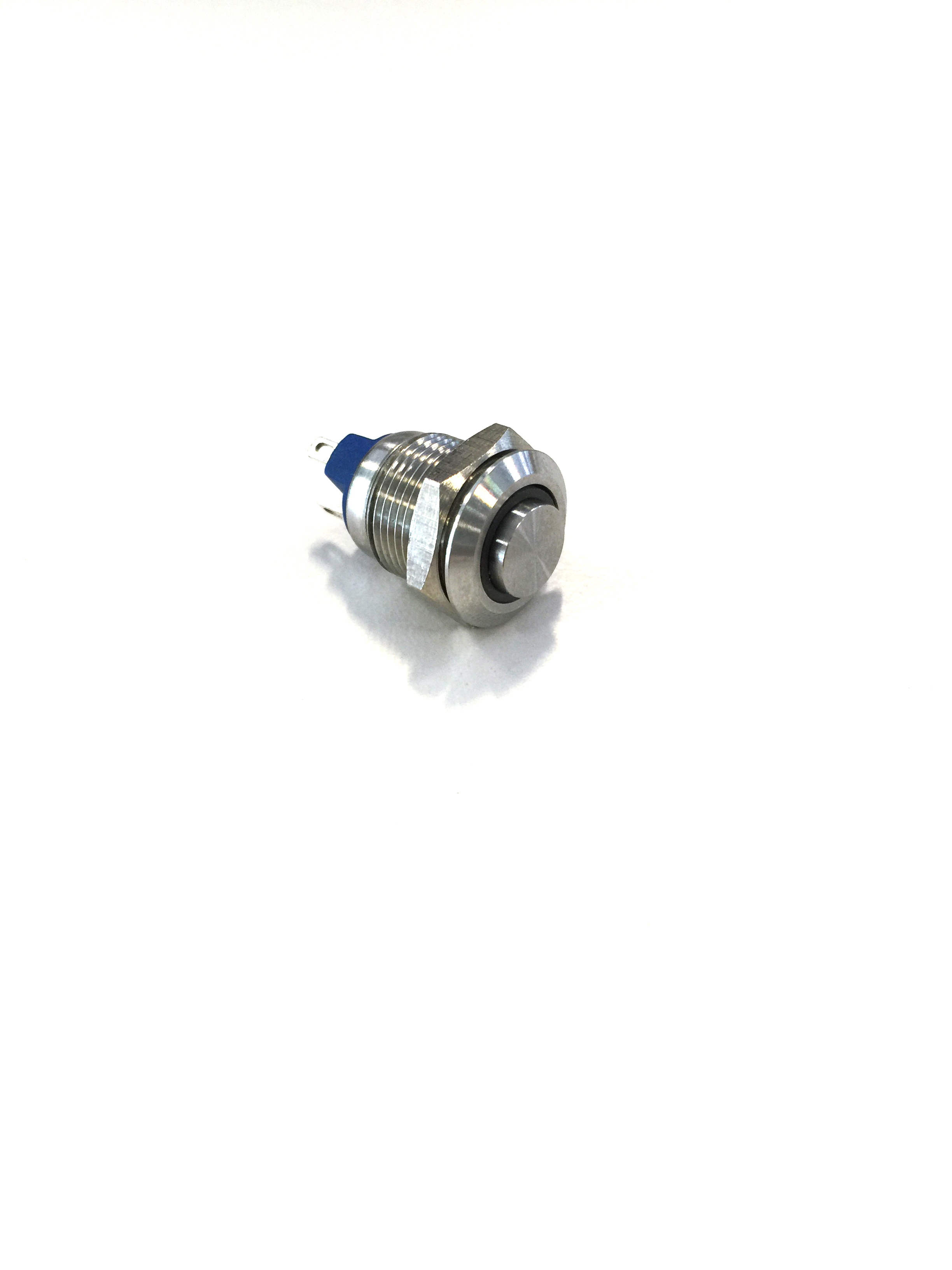 Stainless Steel Illuminated Vandal Resistant IP67 Push Button Switch MAV0120 Series Prominent Button 12V DC Red LED Ring