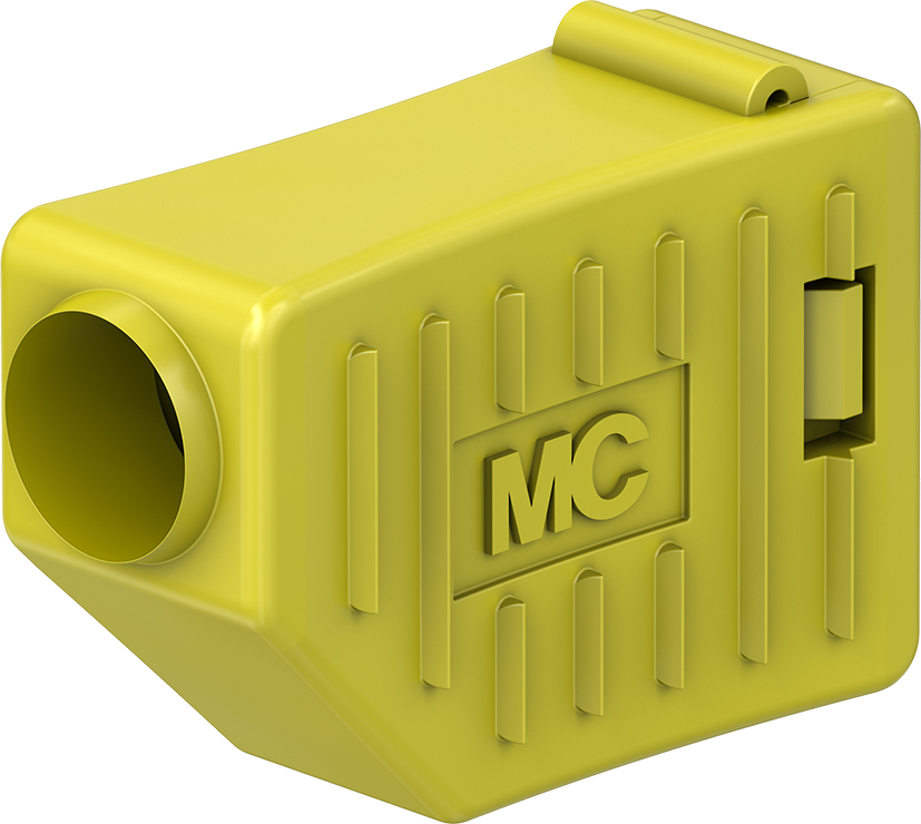 4 mm Insulator yellow - KT4-B yellow