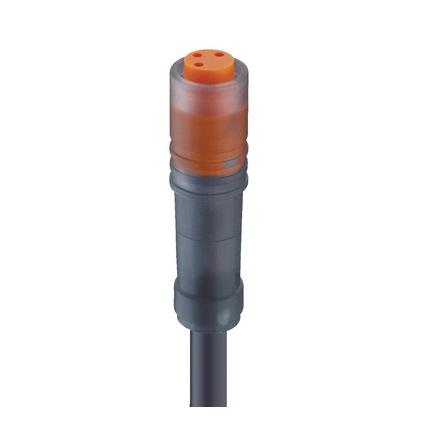 M8 Snap-In Sensor/Actuator Single-Ended Cordset