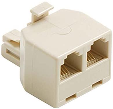 Modular Duplex Adaptor 1 x male - 2 x female RJ11