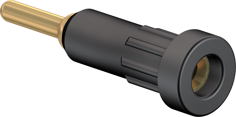 2 mm socket black - EB2-A black