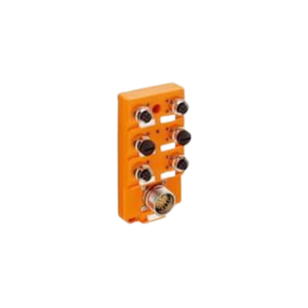 6 ports M12 Actuator  Sensor Distribution Box with M23 Quick-Disconnect for control cable.png