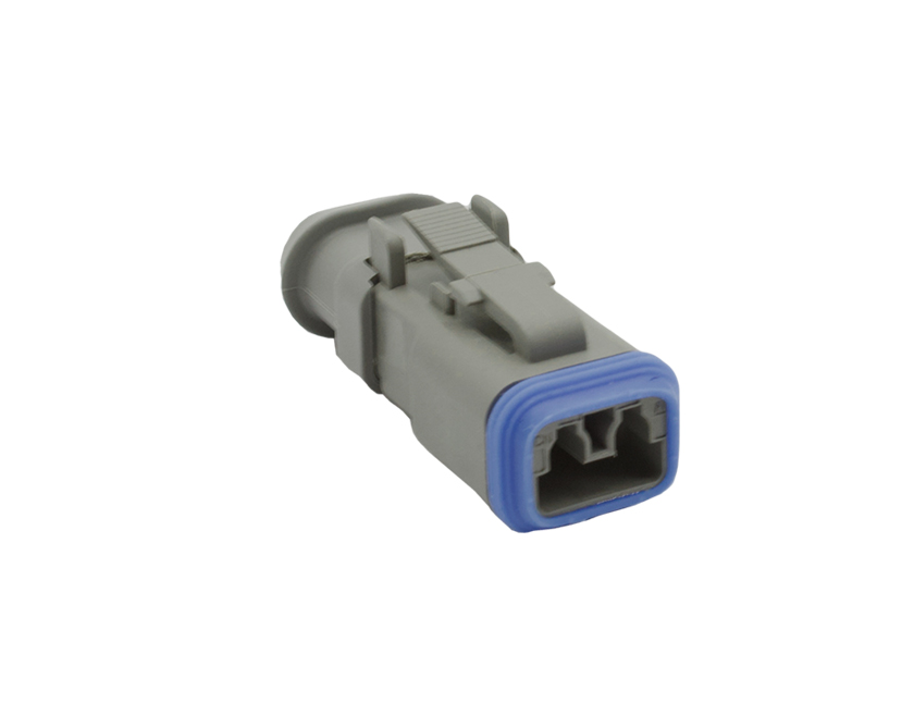 2 Contacts Male Standard Rectangular Grey Connector - SBA