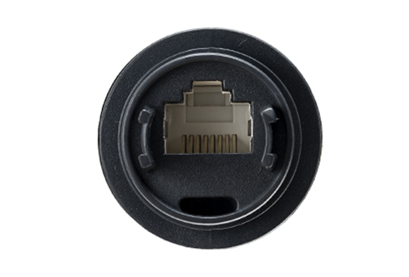 PXP6033 Series CAT5e Coupler Plus Earth Wire Plastic Body