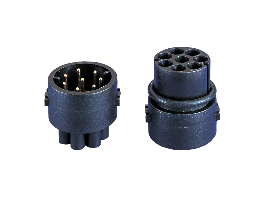 Mini Series Connector Solder Contact Carrier 3 Contact Socket (Black)