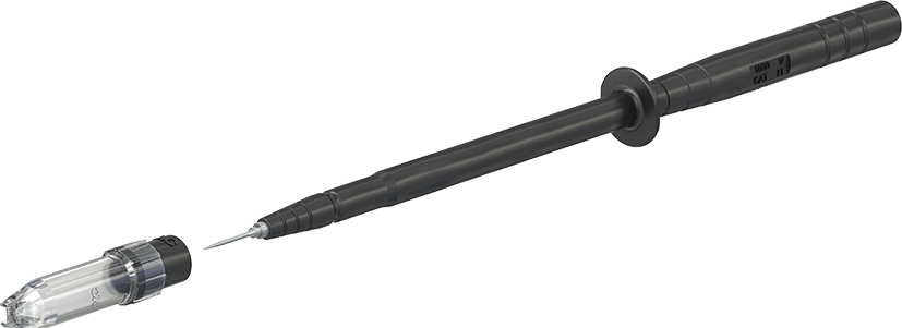 4 mm safety probe black - SPP4-S/F black