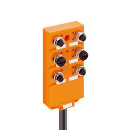 ASB with FIXCON-connector, 6 ports, LED, double I/O per port