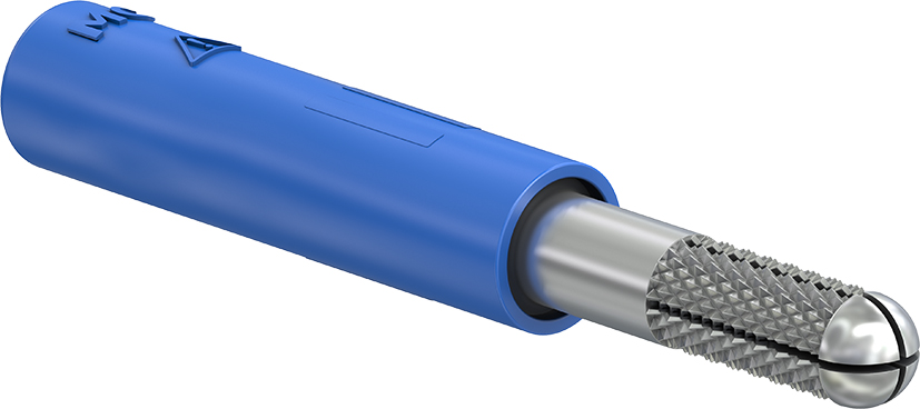 4 mm adapter blue - A-SLK4-S blue