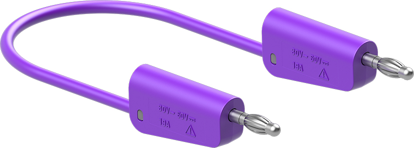 4 mm test lead 150 cm violet - LK-4N-F10 violet