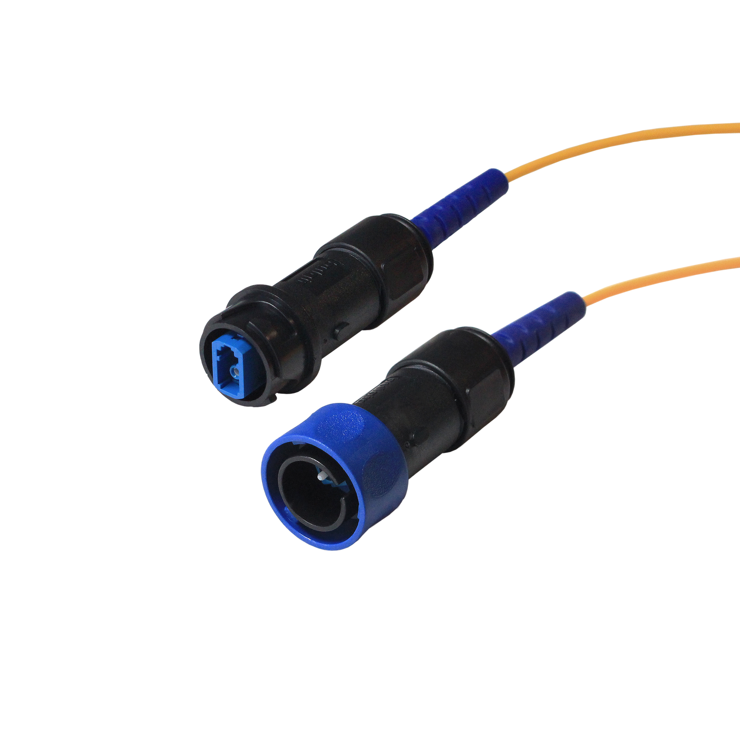 200 M, Single Mode, Cabled, Flex fiber connector