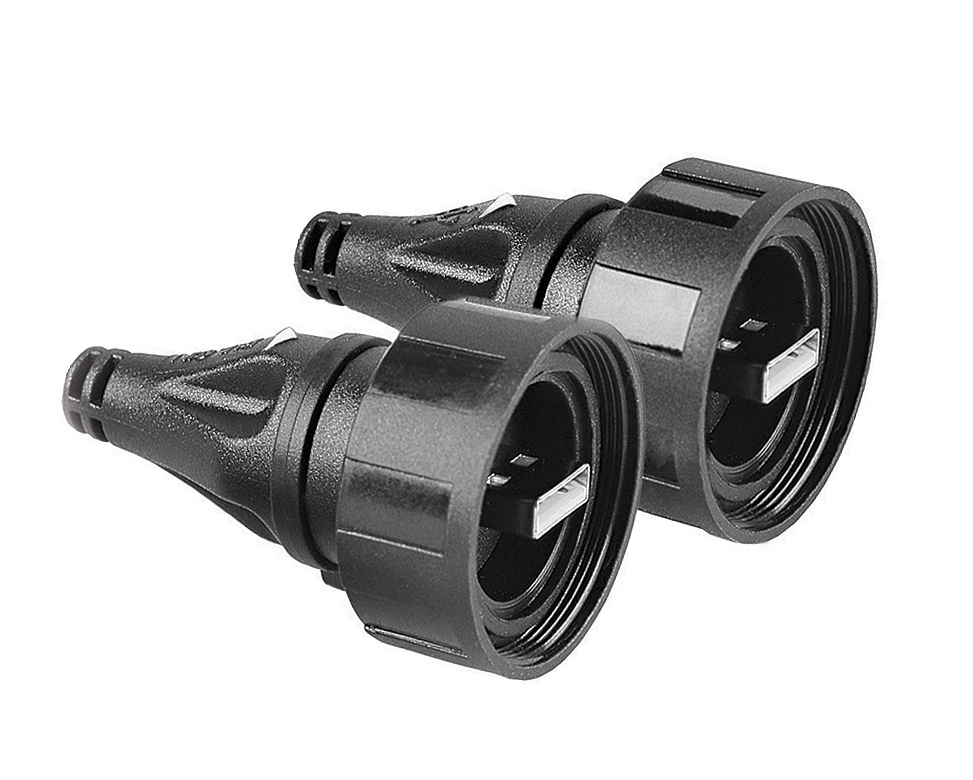 Overmoulded USB 2.0 Cable PX0841 Series USB Sealed A Plug to Sealed A Plug 2m Cable